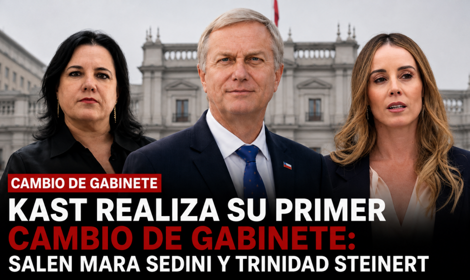José Antonio Kast anuncia cambio de gabinete con la salida de Mara Sedini y Trinidad Steinert